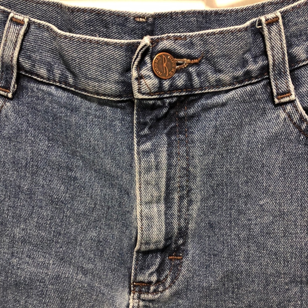 Vintage Riders Denim High Rise Mom Jean Shorts - Picture 5 of 9